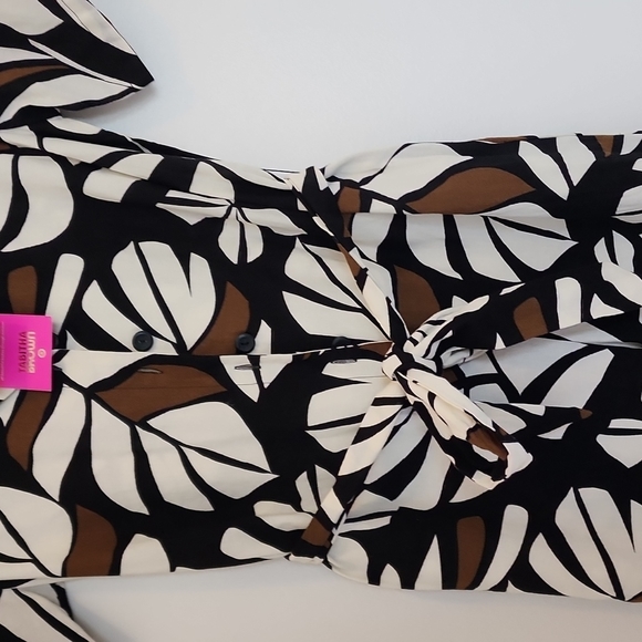 TABITHA BROWN WIDELEG JUMPSUIT ANIMAL PRINT SIZE XS/S - Picture 3 of 5